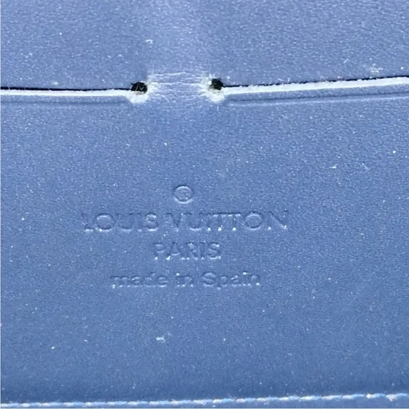 Louis Vuitton Royal Blue Vernis Long Zippy Wallet - Picture 5 of 9